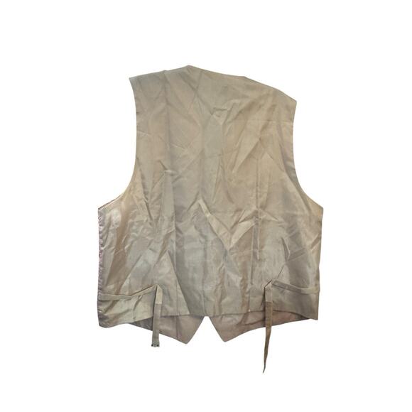 Epoint Men’s Pink Paisley Formal 5 Button Vest 2XL Microfiber - Picture 5 of 5